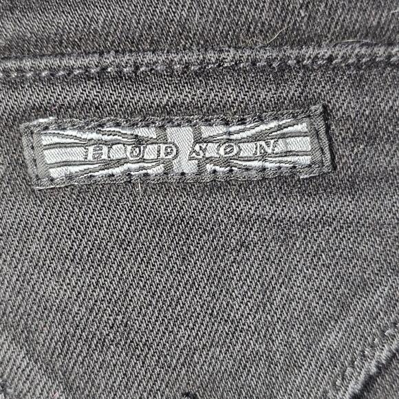 Hudson Jeans Collin Skinny Black Denim Flap Pockets Women's Size 27 - Picture 9 of 10